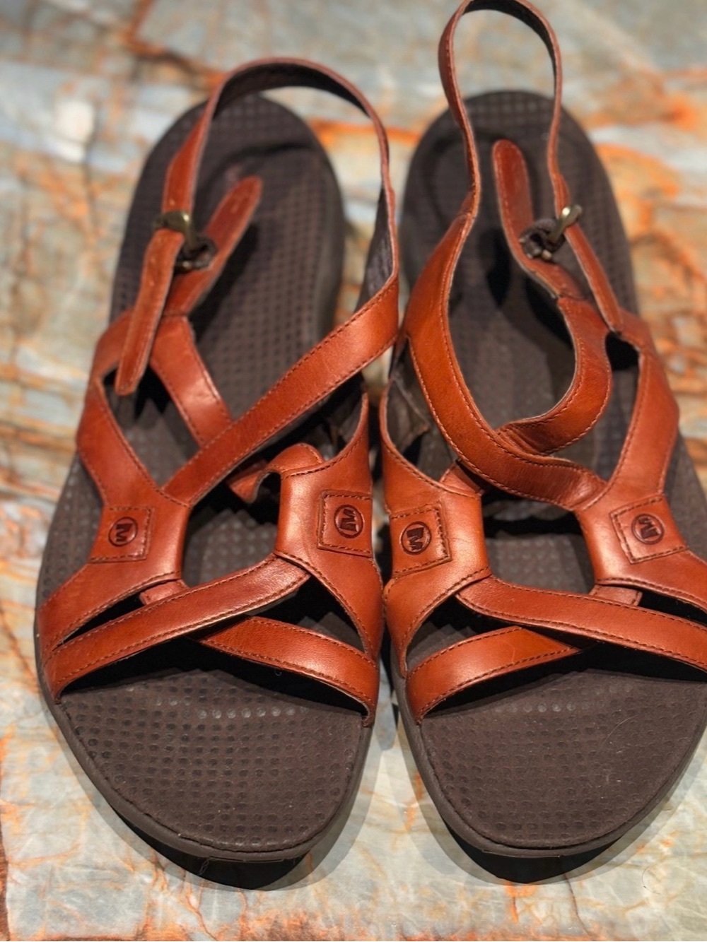 Merrell Agave Leather Slingback Sandals Size 11